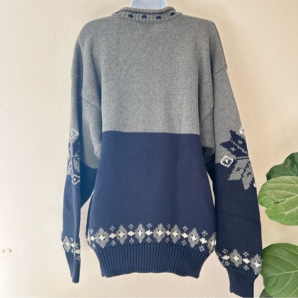 GAP Vintage Fair Isle Holiday Sweater Size L New Deadstock - Picture 6 of 11